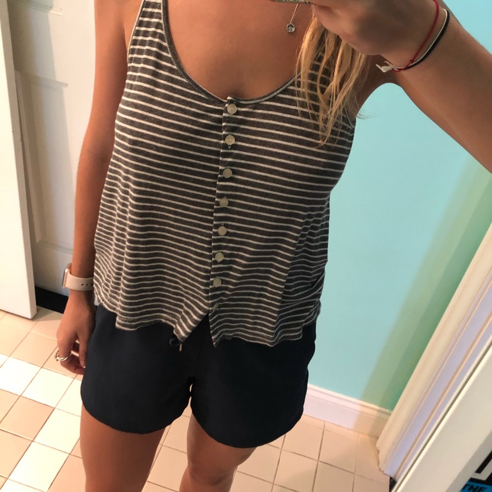 Sparkle + Fade button down Tank Urban Outfitters
